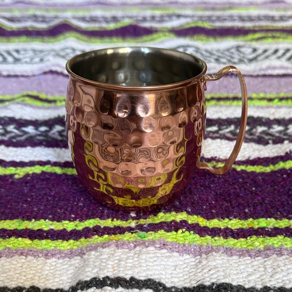 Moscow Mule Hammered Copper Finish Mug